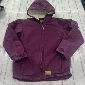 C.E. Schmidt Workwear Sherpa Lined Hooded Jacket L 14/16